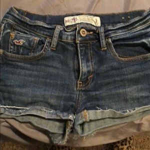 Hollister jean shorts